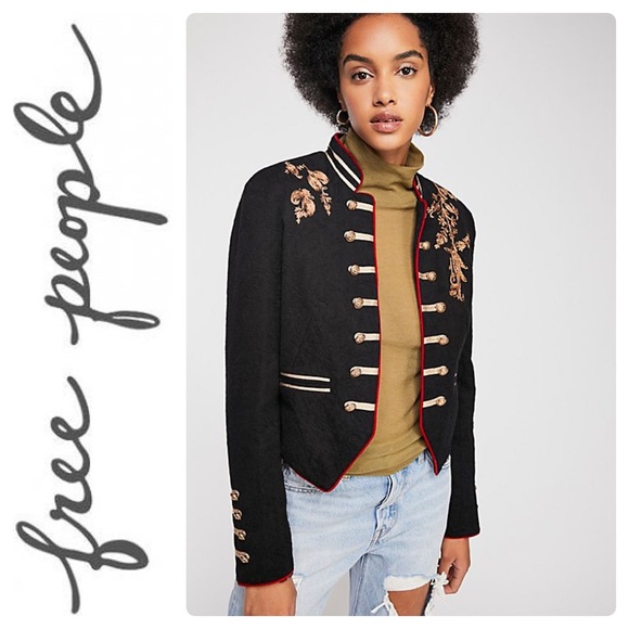 Free People Lauren Band Embroidered Cotton Jacket - Picture 7 of 7